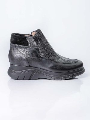 zapatos de mujer botas de cuero boot blacky diaba